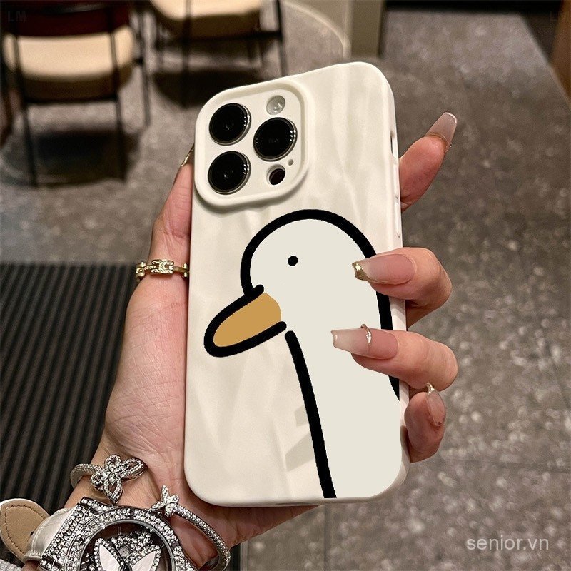 Ốp điện thoại Đầu ngỗng ngu ngốc Thích hợp cho iPhone 14promax 13promax 11promax 11 12 13 14 15 pro 
