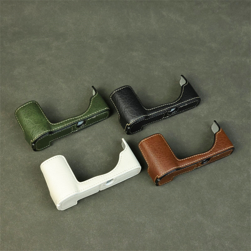 Thích hợp cho Olympus pen-EP7 Vỏ bảo vệ camera không gương lật ep7 Túi đựng máy ảnh Đế nửa hộp đựng