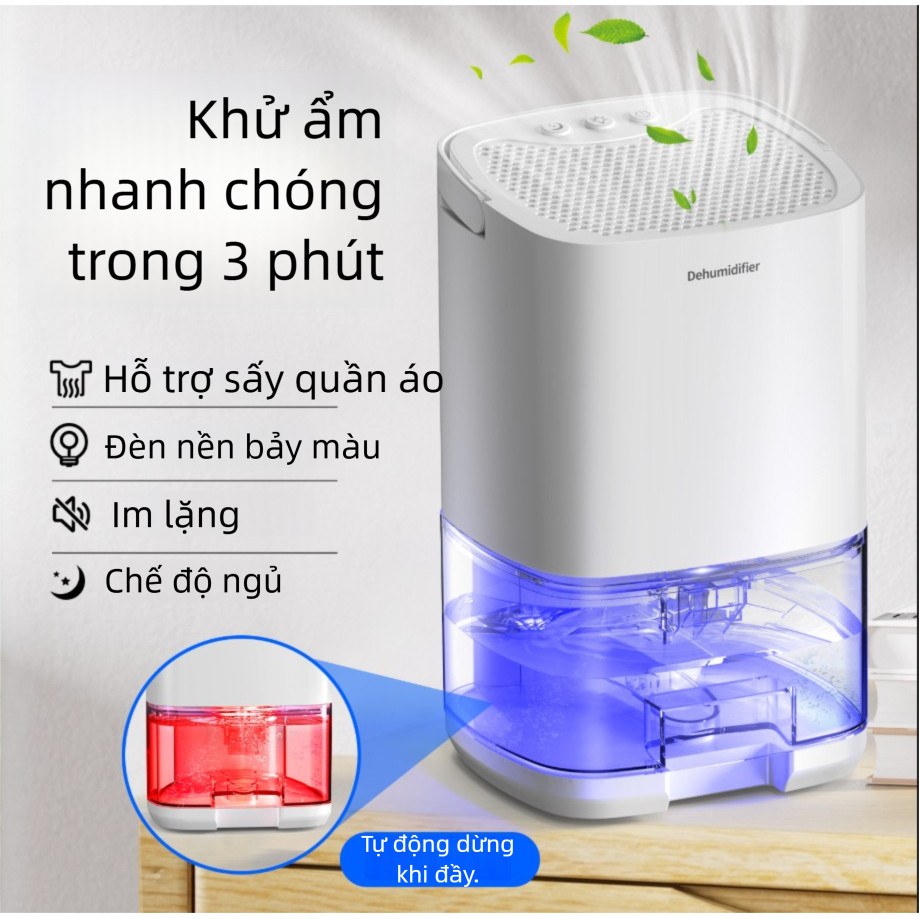 Máy Hút Ẩm Không Khí Chuyên Nghiệp, Lọc Không Khí Chống Ẩm Mốc, Bảo Vệ Sức Khỏe Gia Đình, Dễ Mang Theo