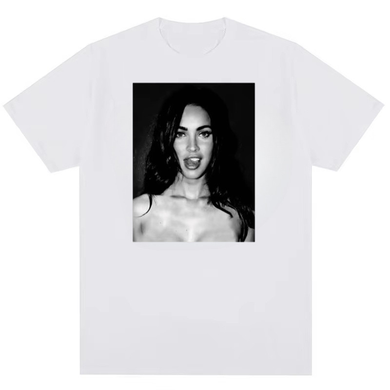 Megan Fox & Jennifer Neutral - Áo Thun Cotton Phong Cách Retro Thập Niên 90