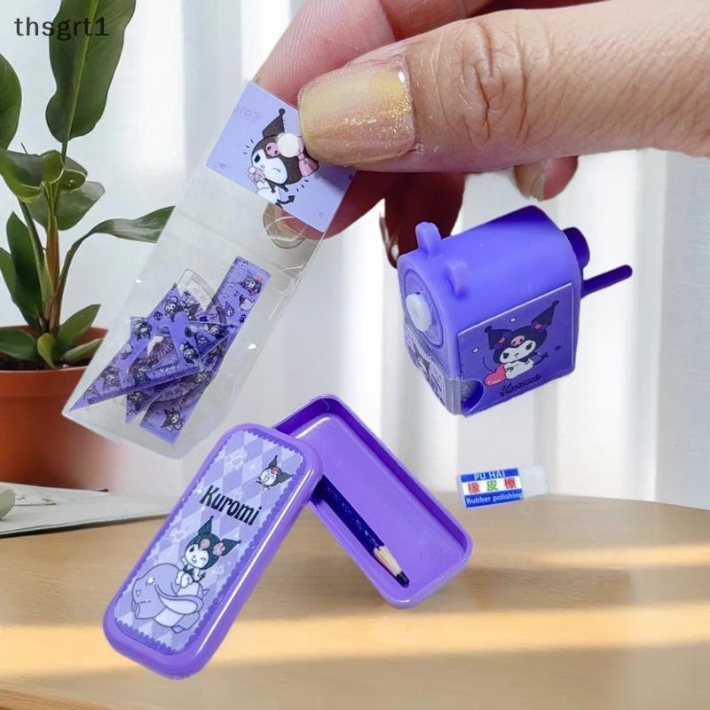 [TG1] 4 Bộ Thước Mini Sanrio - Đồ Dùng Học Tập Kuromi & My Melody [TH]