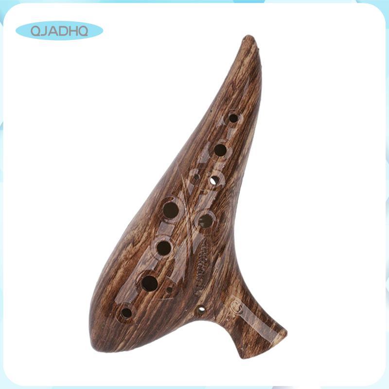 Nhạc cụ Mini chuyên nghiệp thủ công nhựa Ocarina 12 lỗ sành điệu dành cho người sưu tập và quà tặng