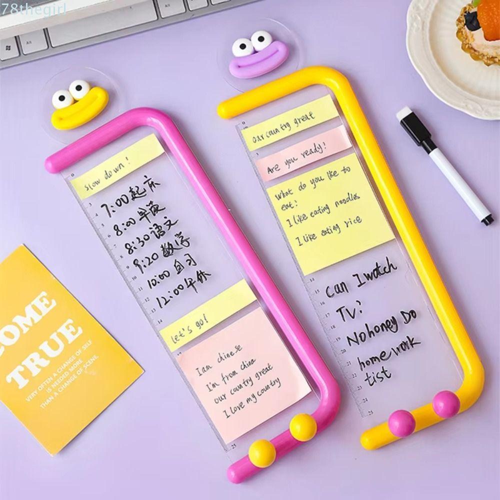 Bảng tin màn hình máy tính THEGIRL, Notepad ghi nhớ máy tính để bàn tự dính trong suốt, Ứng dụng cao