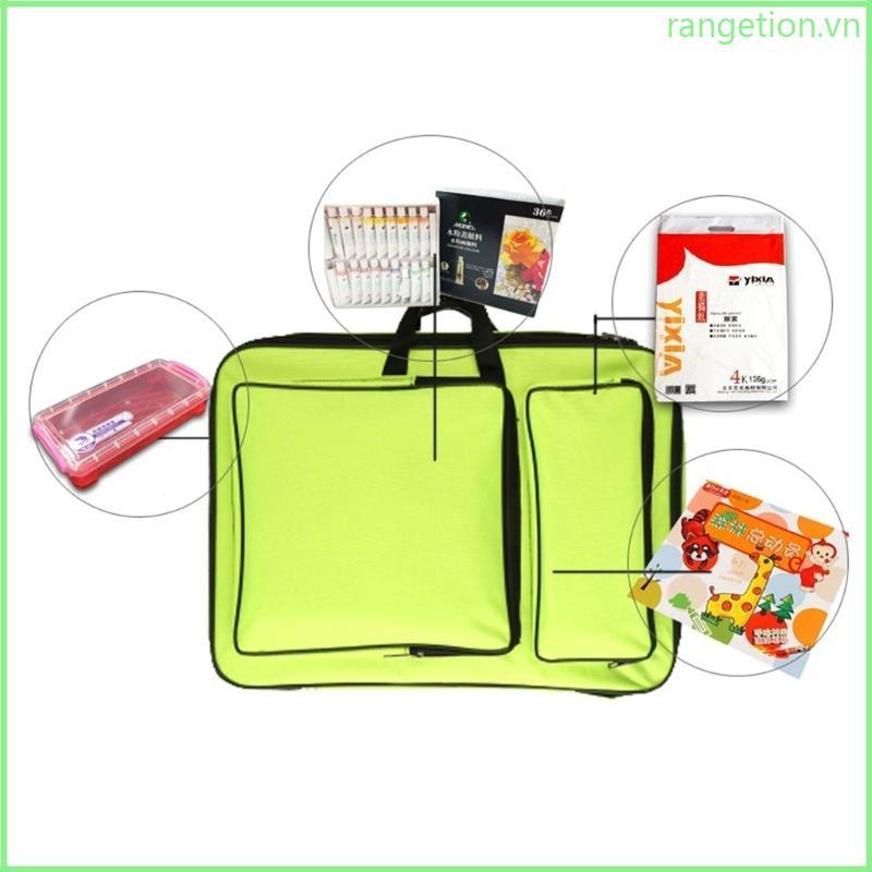 RAN A3 Art Portfolio Carry Case Bag Drawboard Tote Hộp đựng cầm tay Hộp di động