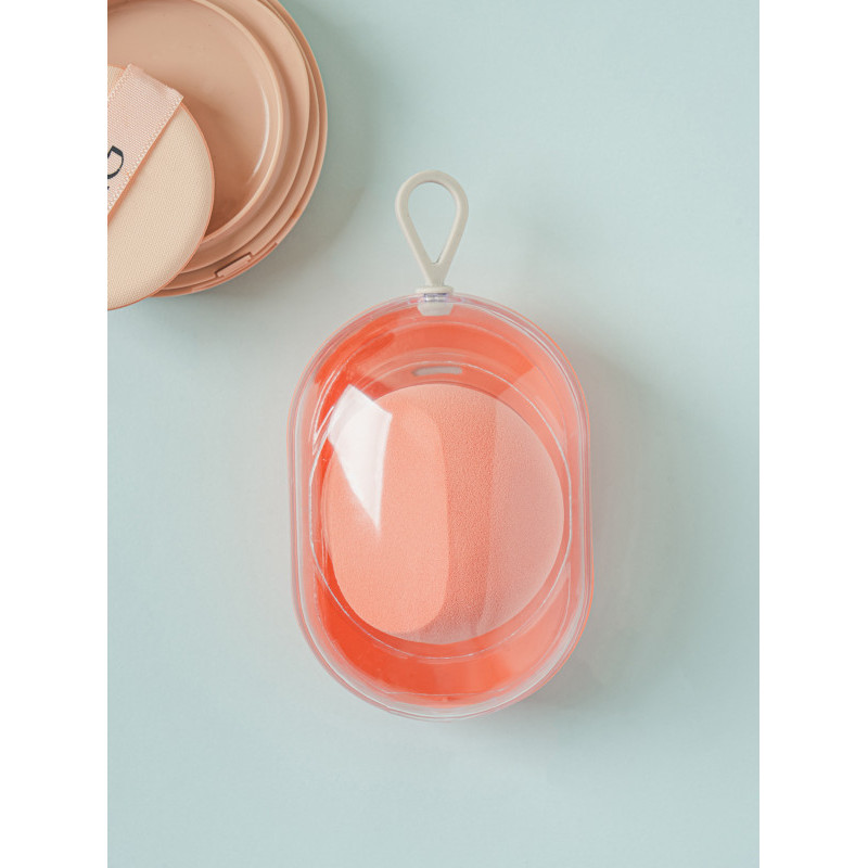 Mini Makeup Sponge Puff with Case Portable Cushion Puff Blender Soft Beauty Cosmetic Tool
