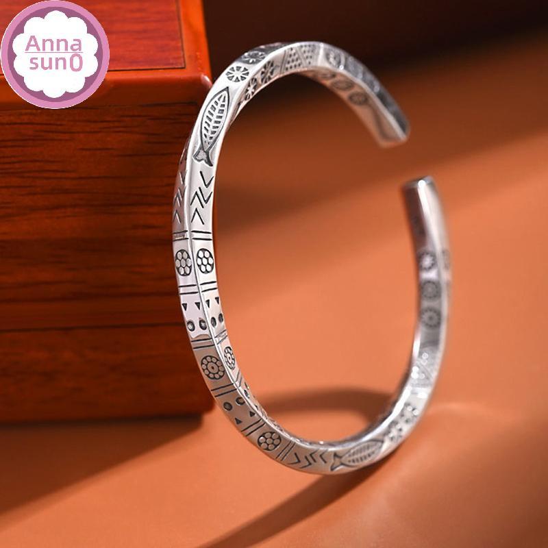 Annasun Vintage Lắc Tay Nam Nữ Mobius Xoắn Vòng Tay Unisex Casual Pulseira Gents Trang Sức Mobius Vò