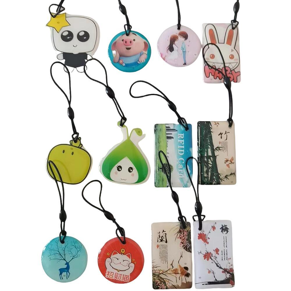 1Pcs 125Khz T5577 EM4305 Keyfobs Rewritable RFID Tag Copy Access Blank Data Card ID Token Ring Clone