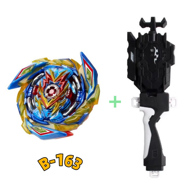 MQ Hoặc Flame Spinning Tops, Beyblade Burst Gyro Có Launcher, B-163 Brave Valkyrie, Tay cầm, Đồ chơi