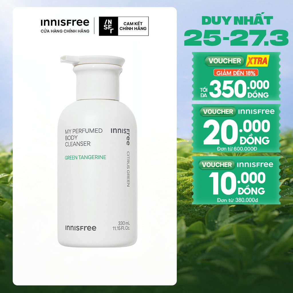 Sữa tắm hương nước hoa innisfree My Perfumed Body Cleanser 330ml