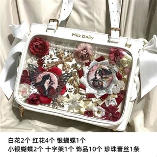 Bộ nguyên bộ phụ kiện trang trí Bộ phụ kiện trang trí vàng Đồ trang trí tự làm Túi buộc đau thủ công Gói vật liệu Hoa trang trí AA323 #.