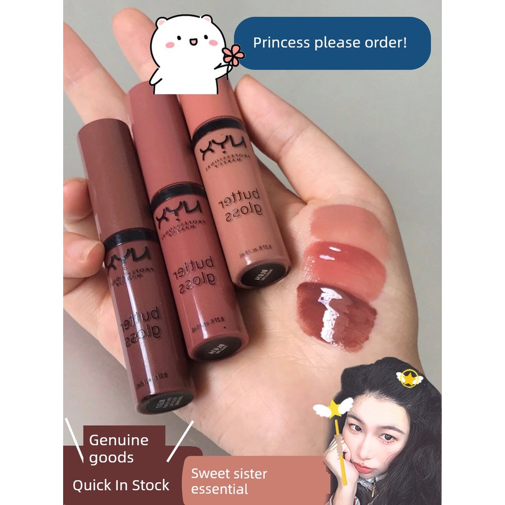 NÚT dưỡng ẩm NYX BUTTER Lip Gloss