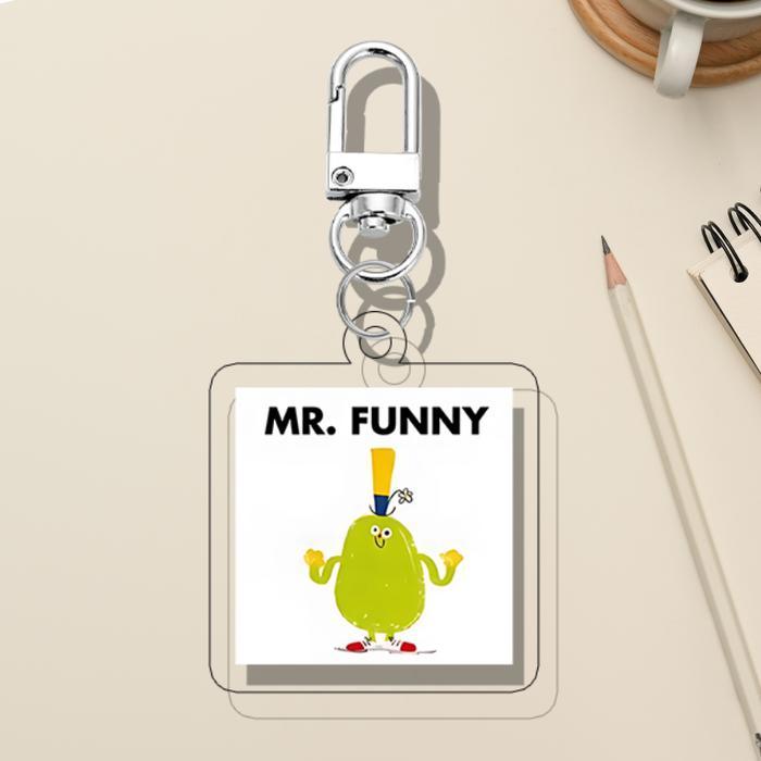 Personality Keychain On Acrylic Frame | Gantungan Kunci Untuk Hadiah Pasangan UV Printed 2 sisi on 3