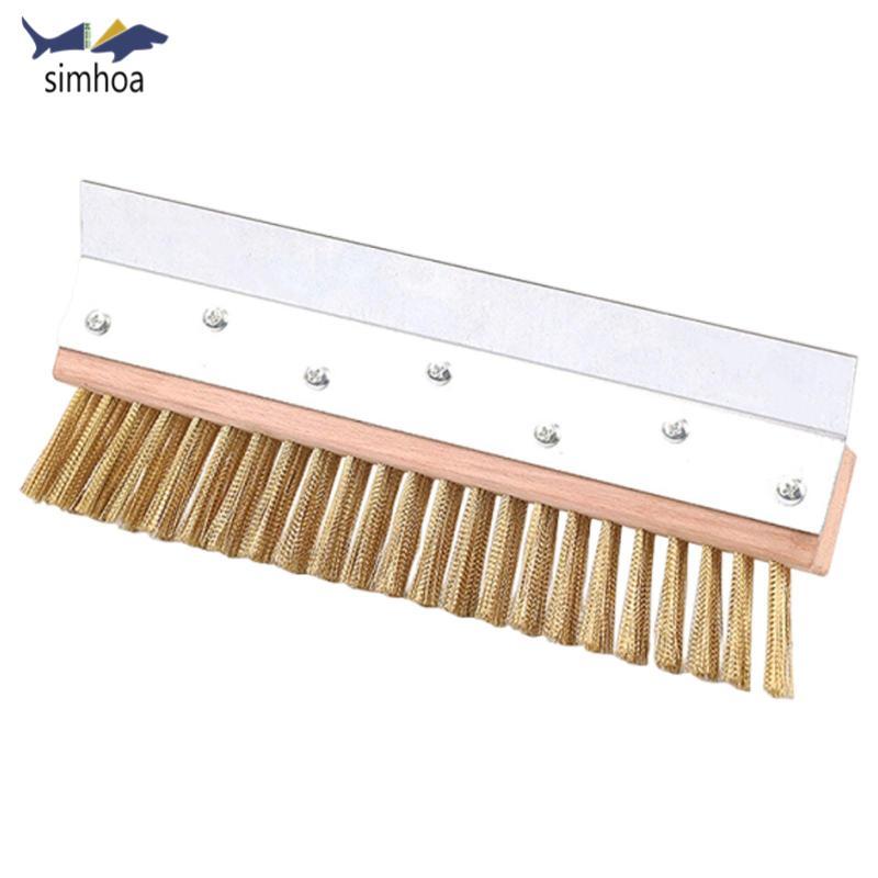 Đầu bàn chải lò nướng bánh Pizza đa chức năng Bộ dụng cụ làm sạch hiệu quả cho lò nướng Gas BBQ ngoà