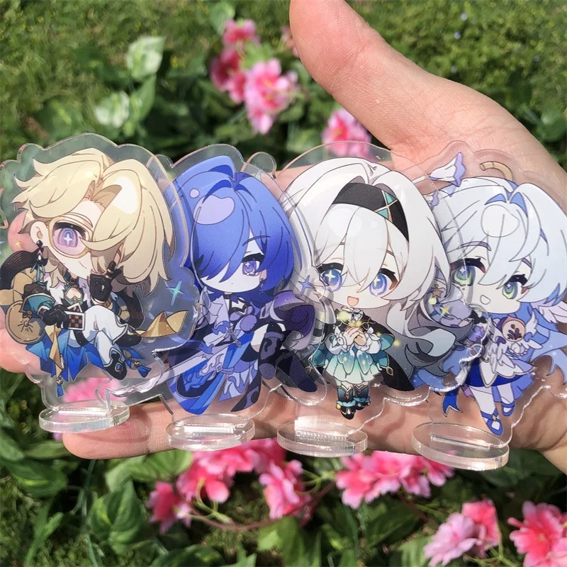 Mô hình Standee Honkai Star Rail Aventurine Acheron Black Swan Robin Firefly mica móc khóa acrylic t