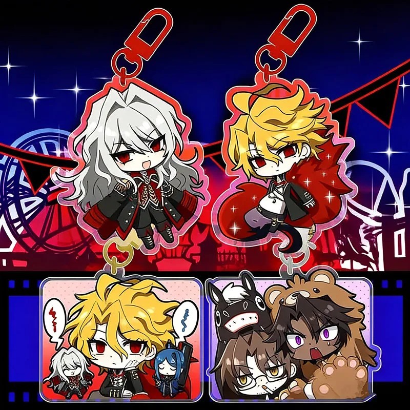 Móc khóa Limbus Company Canto 7 Acrylic Don Sancho Heathcliff Gregor mô hình anime chibi decor cặp s