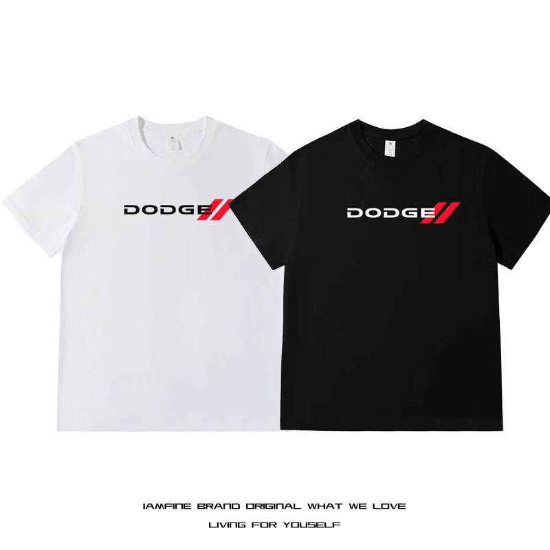 Áo Thun Tay Ngắn Nam Nữ Thiết Kế Dodge Challenger Hellcat, Chất Cotton Nguyên Chất, sẵn hàng