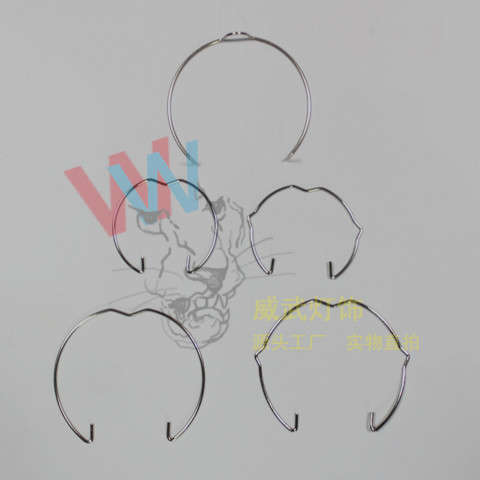 MR11 MR16 Bóng Đèn Cốc Vòng Tròn Đèn DIY Vòng Tròn MR11 MR16 Bóng Đèn Cố Định Kẹp Vòng Khóa RMUS