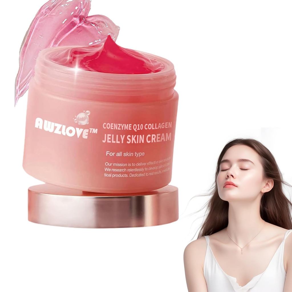 Awzlove Coenzyme Q10 Collagen Jelly Skin Cream, Collagen Jelly Skin Cream, Collagen Jelly Cream, Nia