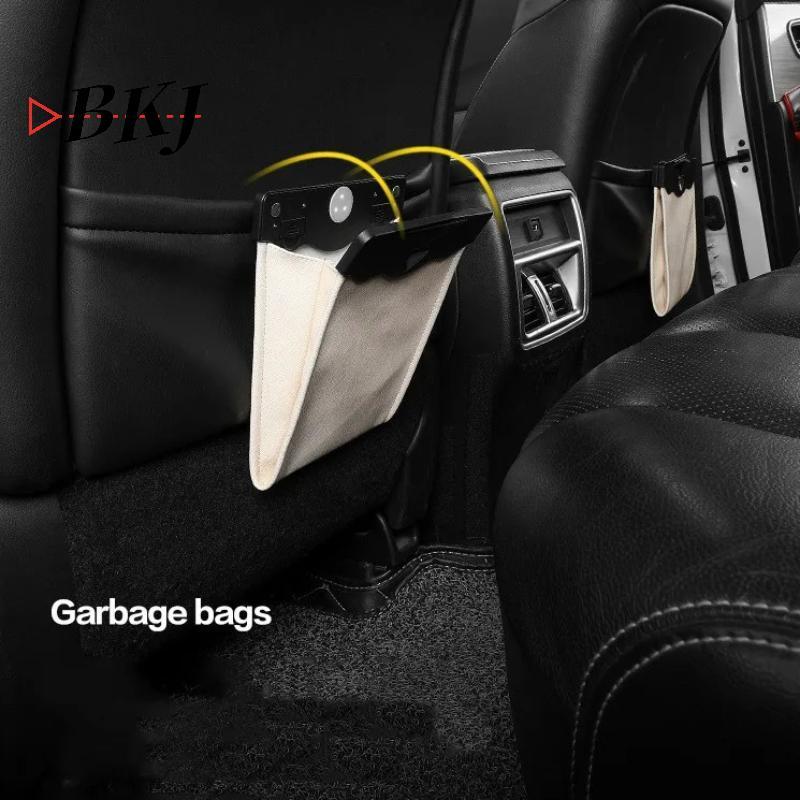 [KJ] Túi đựng rác Co-Pilot ô tô có thể gập lại - Hộp đựng đồ treo hàng trước [Mới]