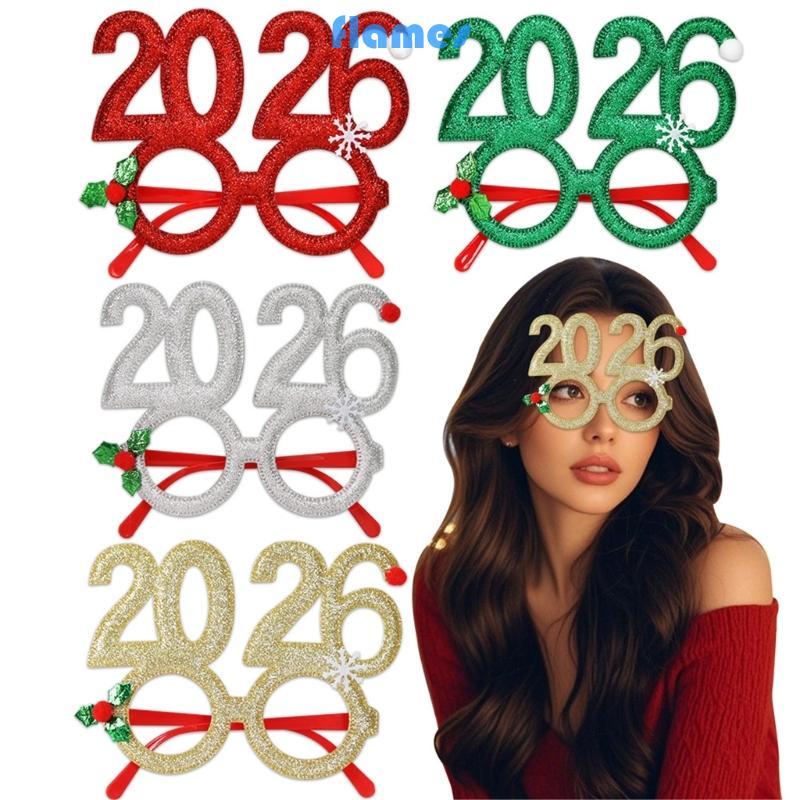 FL Khung kính Giáng sinh 2026 Kính dùng để trang trí tiệc ngày lễ Giáng sinh