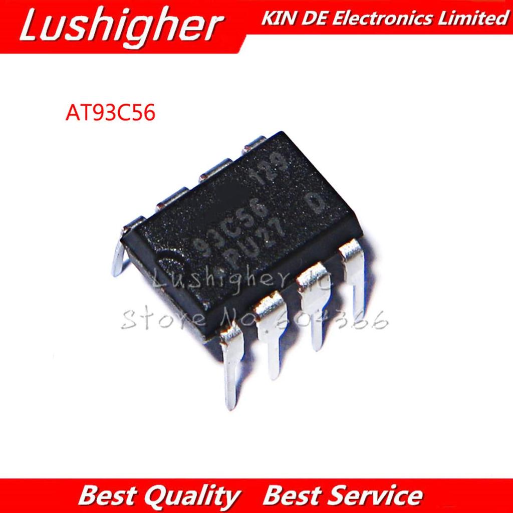 10 CÁI AT93C56 DIP-8 93C56 DIP8 DIP EEPROM 2K Mới Chính Hãng