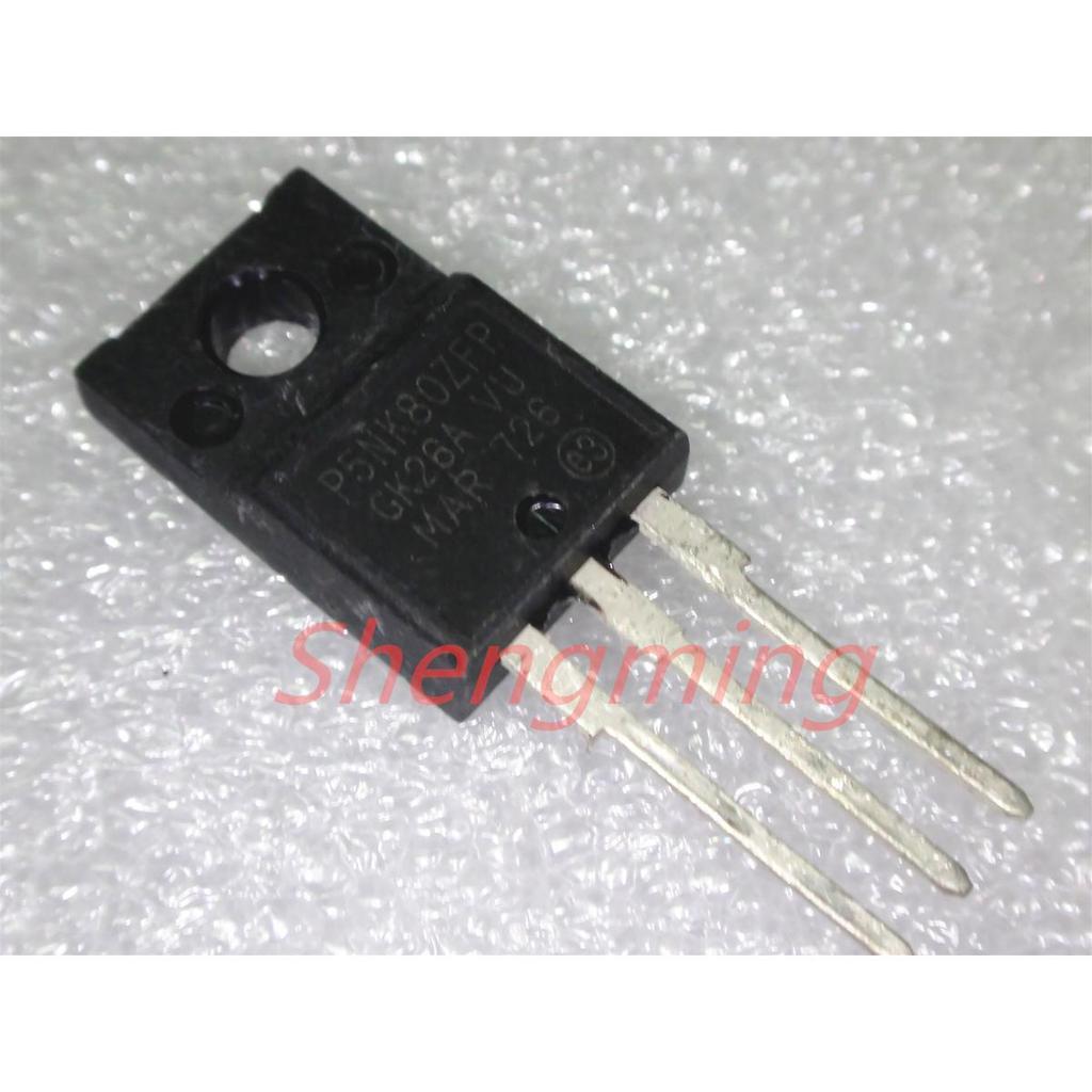 10 STP5NK80ZFP P5NK80ZFP TO-220F