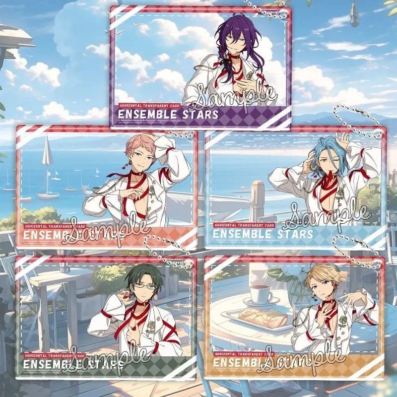 Móc khóa Ensemble Stars Enstars 10th Anniversary card acrylic trong suốt Itsuki Shu Ayase Mayoi phụ 