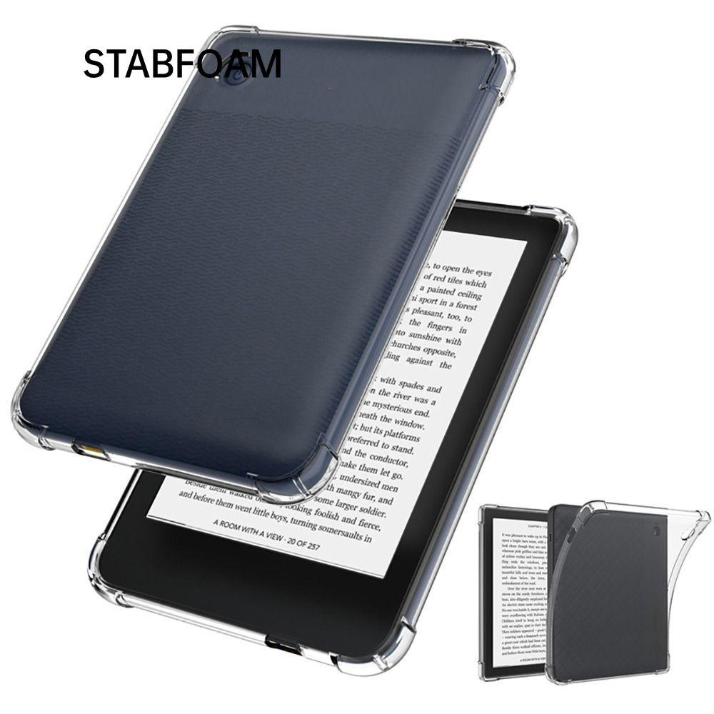 STABFOAM e-Reader, Ốp điện thoại TPU trong suốt, Vỏ bảo vệ Funda mềm chống sốc chuyên nghiệp cho Kob