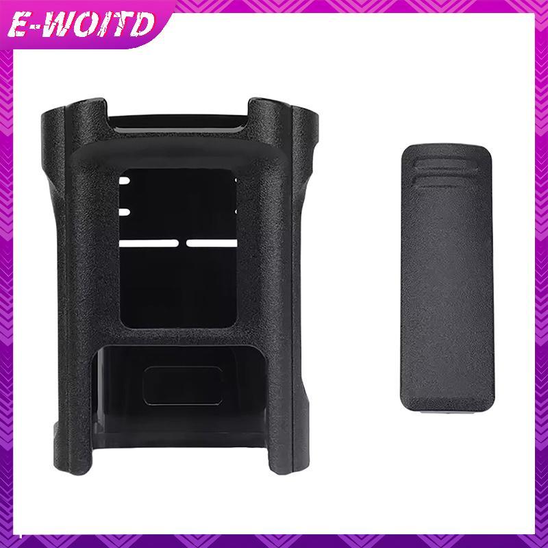 E-WOITD Cho DM32 Hai Chiều Ham Radio Oril UV-32 DM-32 Walkie Talkie Belt Clip Hoster Case UV32 Belt 