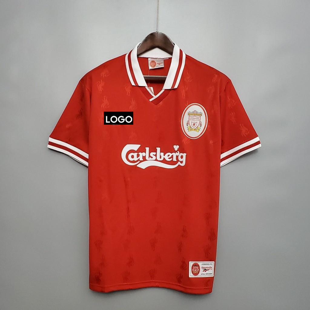 96-97 Liverpool Sân Nhà Retro Bóng Đá Nam Vintage Nhà Retro Jersey