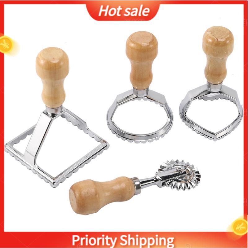 Ý Ravioli Bộ Cắt Pasta Báo Chí Nhà Bếp Đính Kèm Bộ Ravioli Máy Làm Khuôn Dụng Cụ Ravioli Tem Bộ Bánh