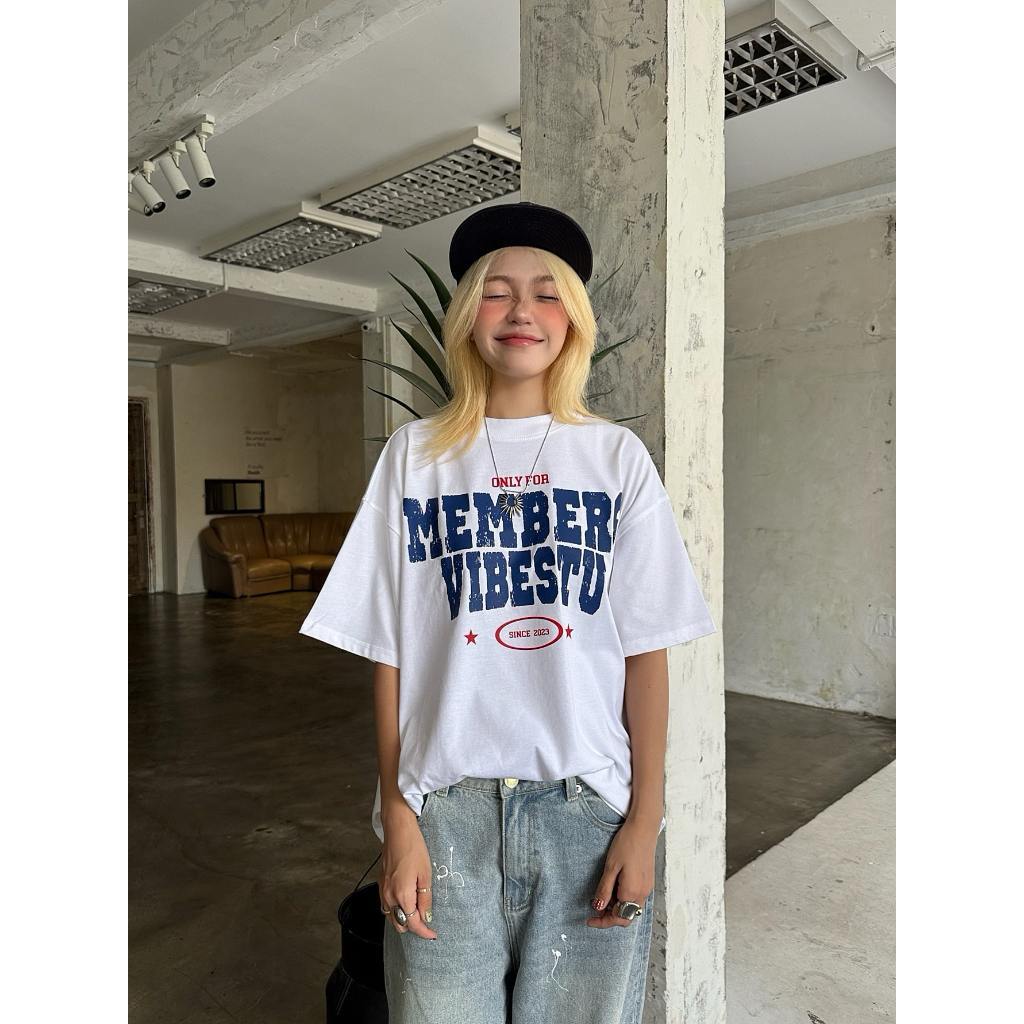 Áo Thun Local Brand "Only Members" Áo Thun Boxy Form Rộng Unisex 250Gsm Cotton | BigBuy360 - bigbuy360.vn