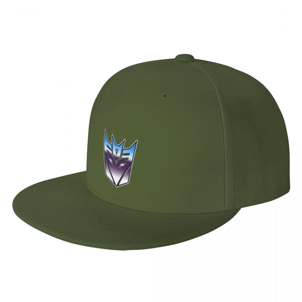 DC Transformers decepticon Logo Người Lớn Flat Sun Hat In Ban Mũ Hip Hop Dance Flat Vành Mũ Flat Eav