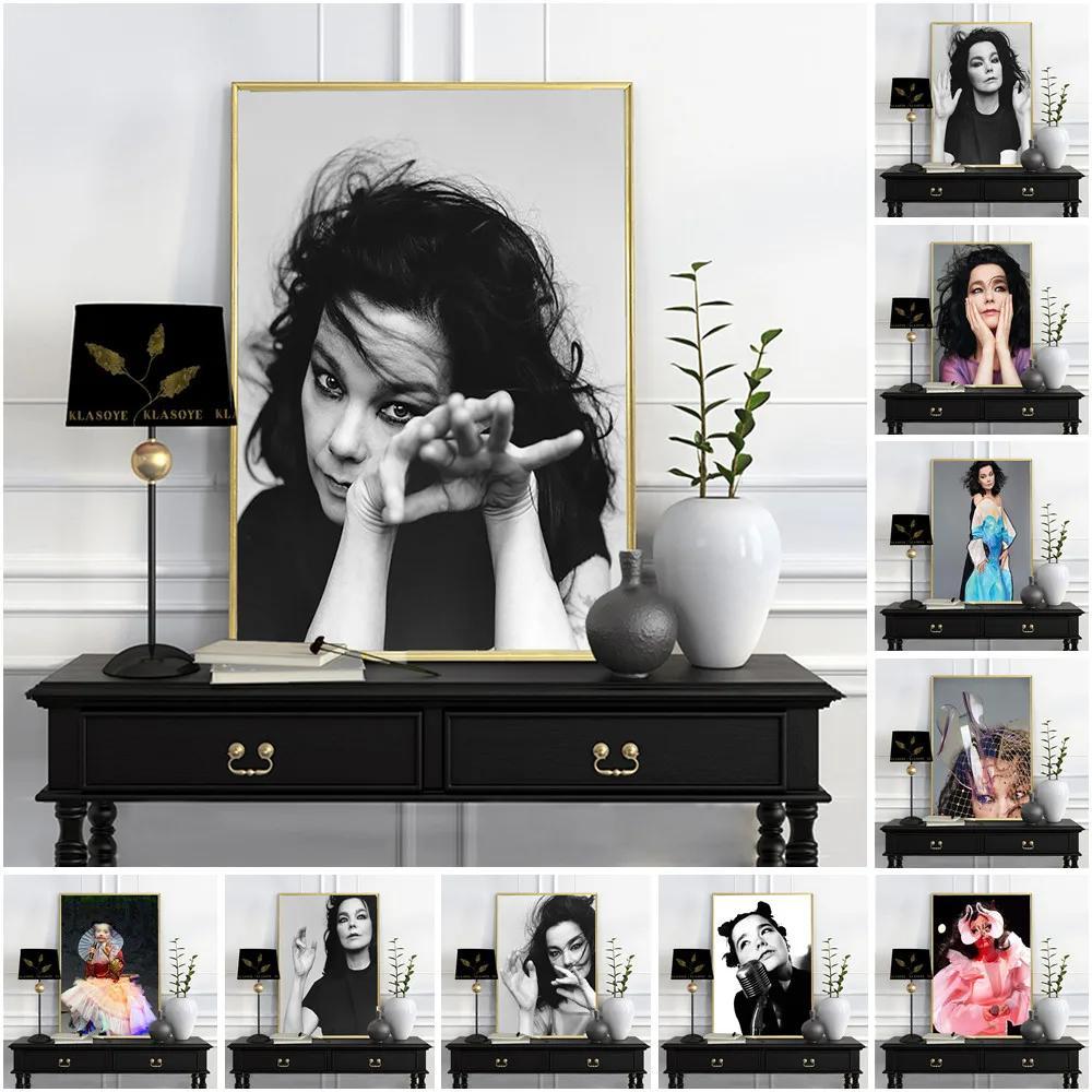 Bjork Gudmundsdottir Cá Tính In Nghệ Thuật Poster Ngôi Sao Trang Trí Tường Cho Nhà Thanh Cafe Tranh 