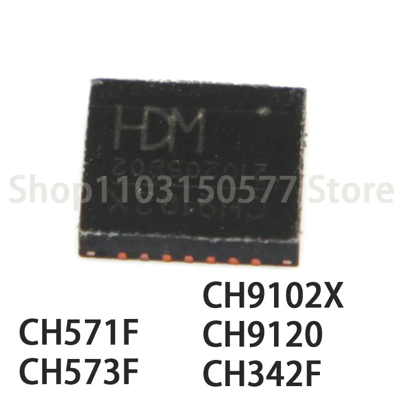 5 CHIẾC CH571F CH573F CH9102X CH9120 CH342F QFN24 / 28 chip ic