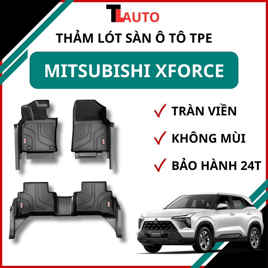 Thảm Lót Sàn TPE Mitsubishi Xforce , không mùi, chuẩn form, dễ vệ sinh