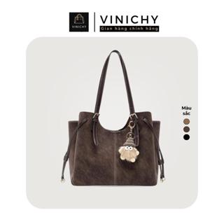 (Deal mở bán tặng quà QU3) Túi xách nữ đeo vai VINICHY, tote dung tích lớn size 30cm HA856