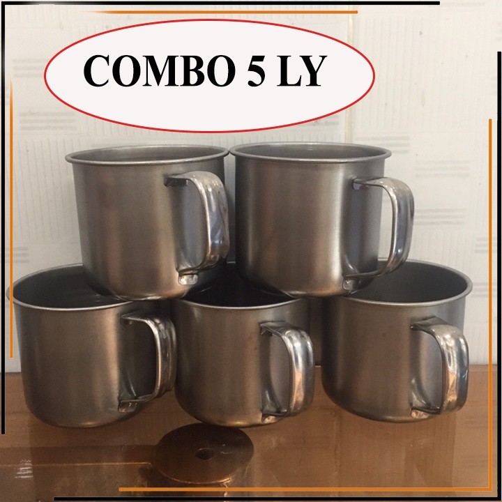 Combo 35 ca inox uống nước, ca inox làm đá