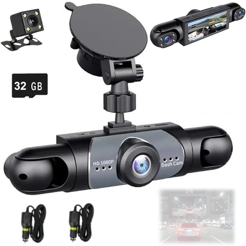 Hệ thống Camera ô tô góc rộng Suke Full View Angle, Ghi âm 360 độ Full HD 4K °     Đầu ghi lái xe 4 