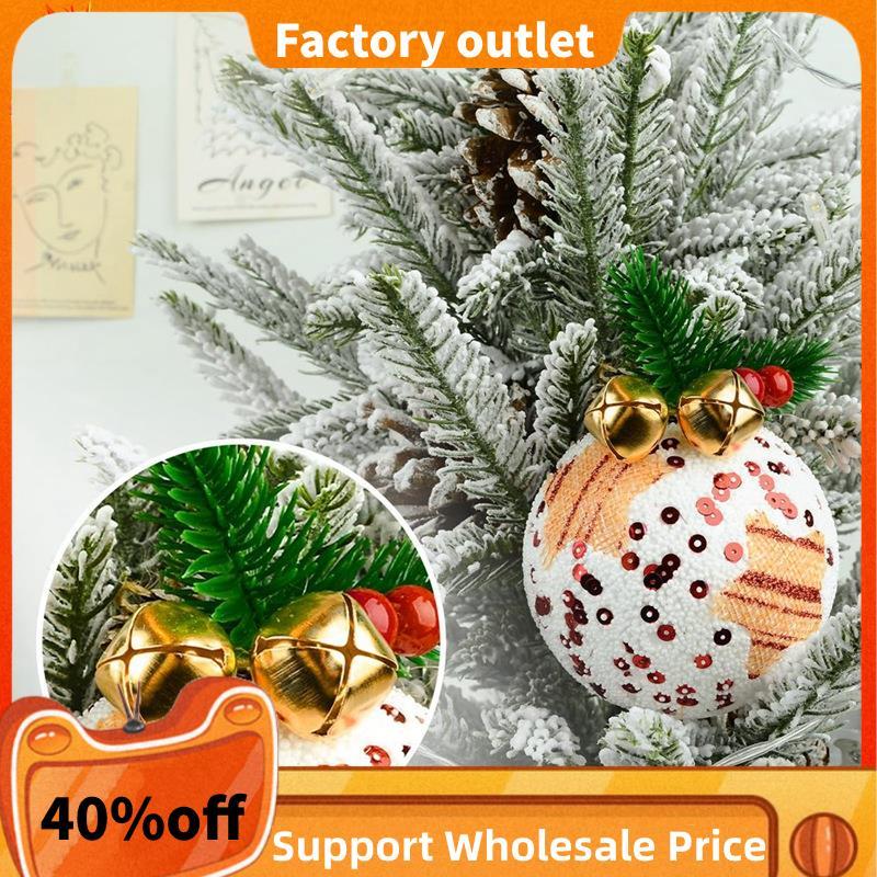 200 Chiếc Chuông Jingle, Chuông Thủ Công 0.6 Trong Chuông Jingle Nhỏ Sắt Vàng DIY Chuông Mini Số Lượ