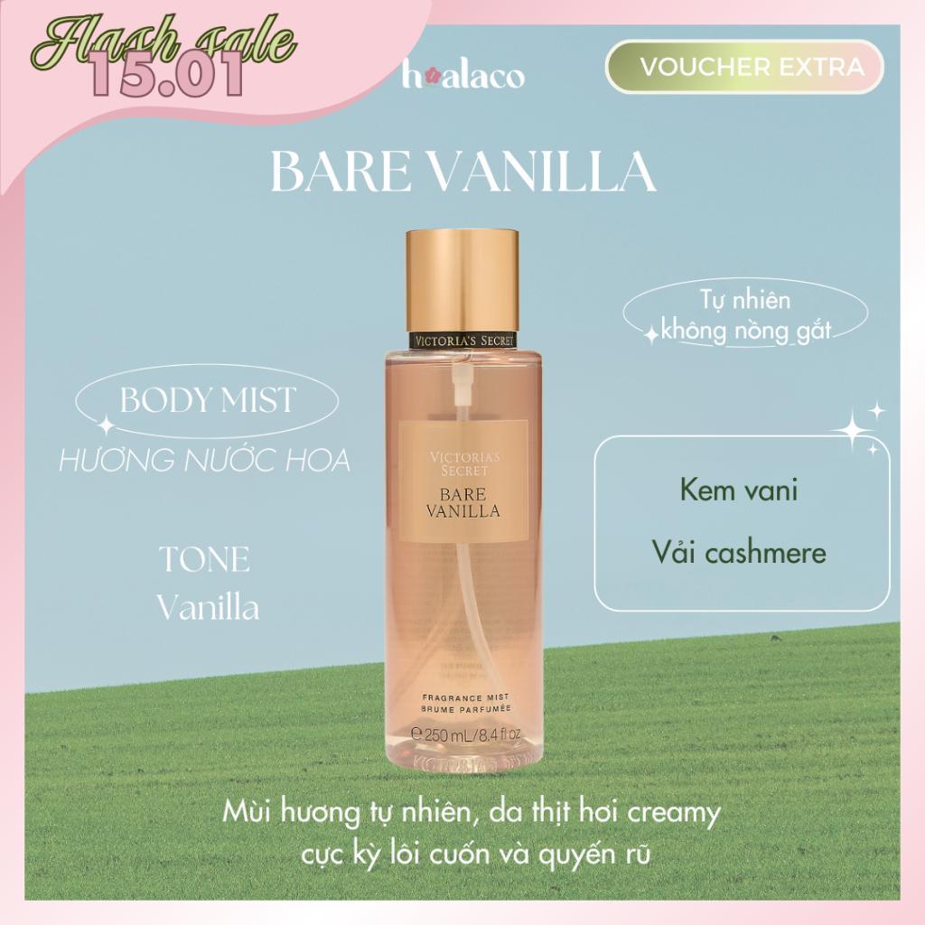 BODY MIST BARE VANILLA - XỊT THƠM TOÀN THÂN  VICTORIA'S SECRET