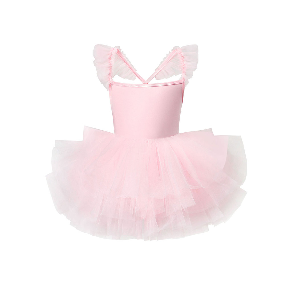 Váy khiêu vũ không tay TUTU - váy múa ba lê cho bé gái biểu diễn lễ hội - váy khiêu vũ thiên nga cho