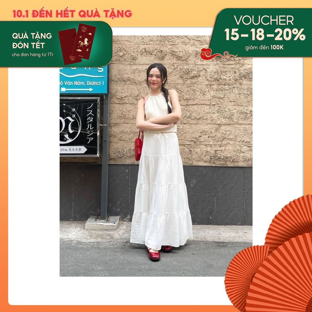 Chân váy dài THE C.I.U - Kalin Long Skirt