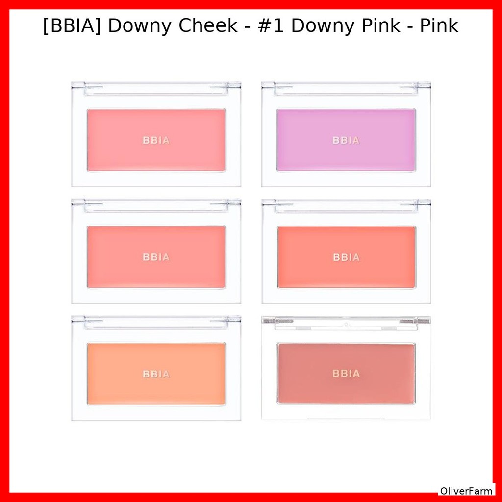 BBIA Cheek Downy #01 Hồng Downy