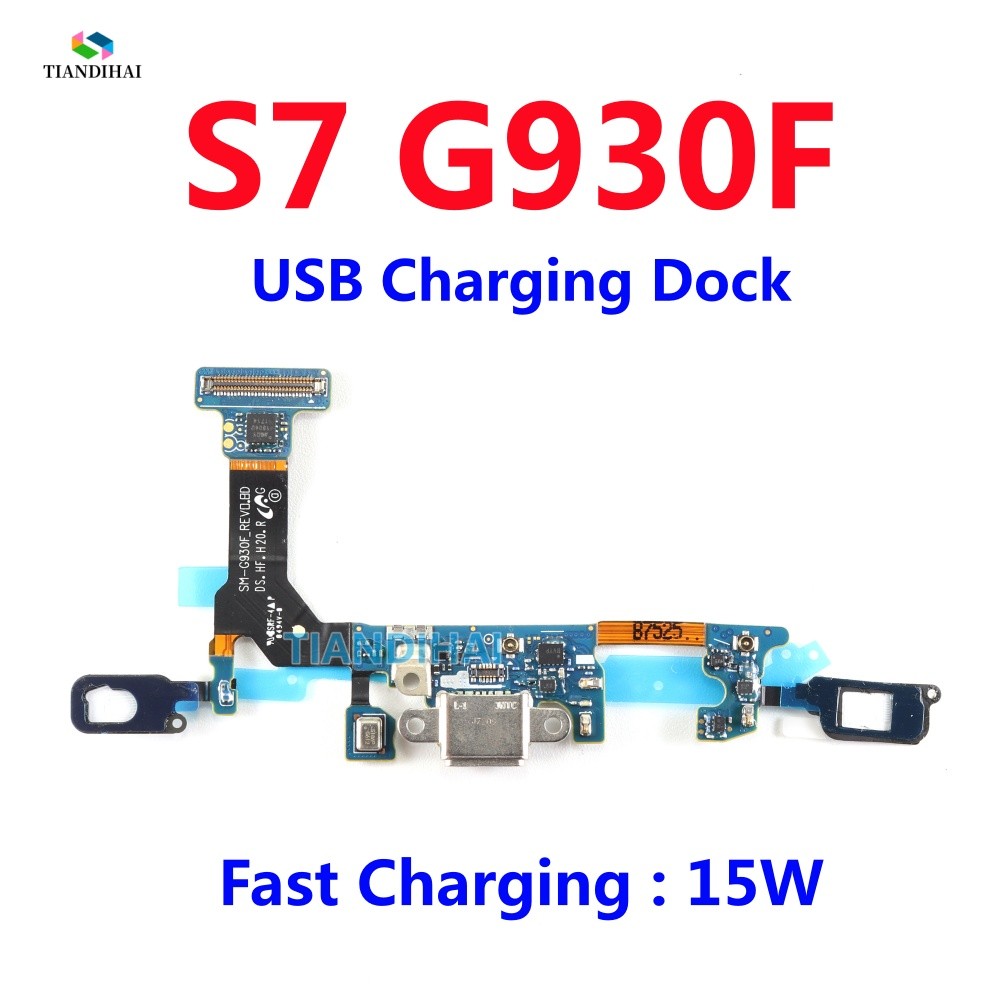 Cổng Sạc Nhanh Cáp Mềm Cho Samsung Galaxy S7 G930F SM-G930F Đầu Nối USB Ban Sạc Mic Đuôi Cắm MicroUS