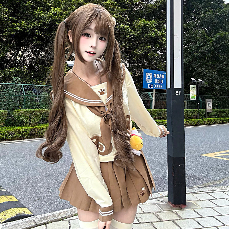 Áo Thủy Thủ JK Phong Cách Nhật Bản, Dễ Thương