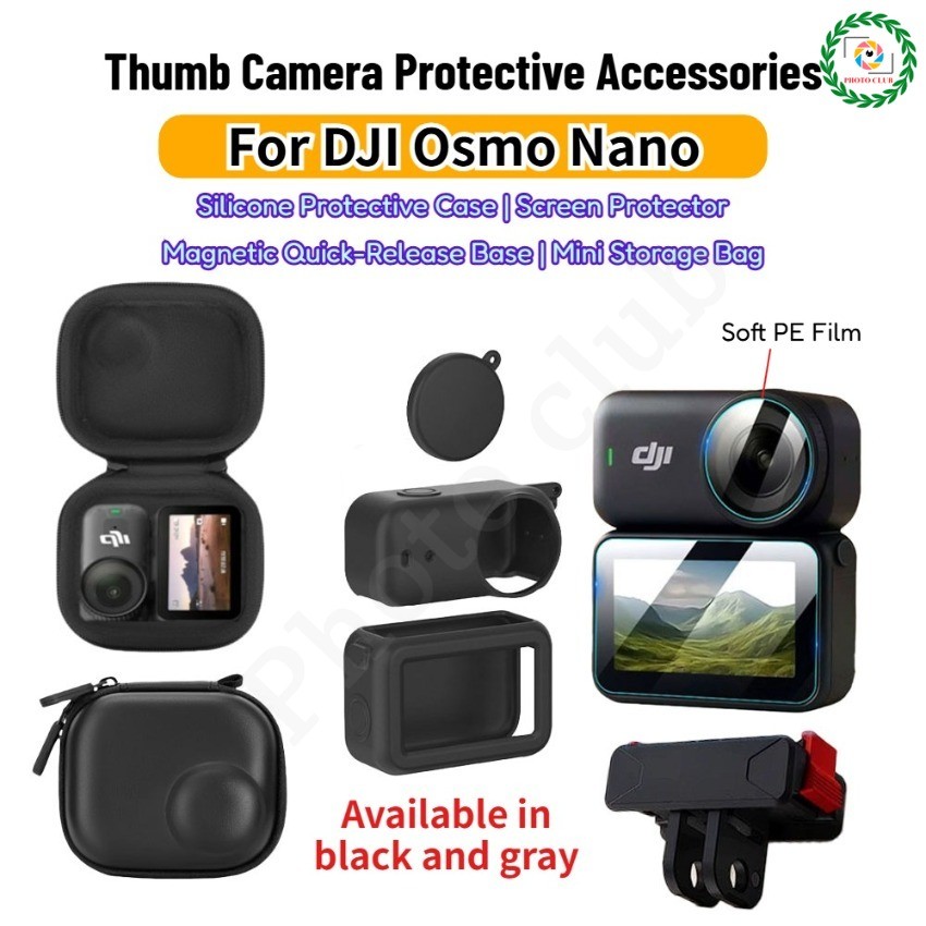 Ốp bảo vệ silicon cho túi lưu trữ Mini DJI Osmo Nano / Tấm bảo vệ màn hình cho đế tháo nhanh từ tính nano Osmo