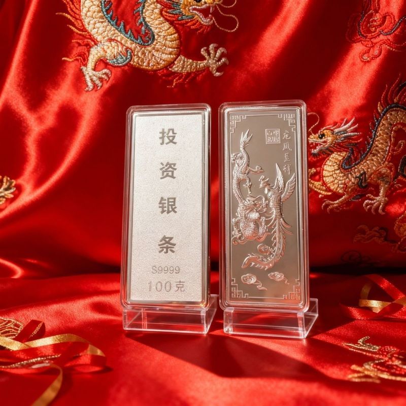 Thỏi Bạc Nguyên Chất 100g - Dành Cho Đầu Tư Và Bộ Sưu Tập