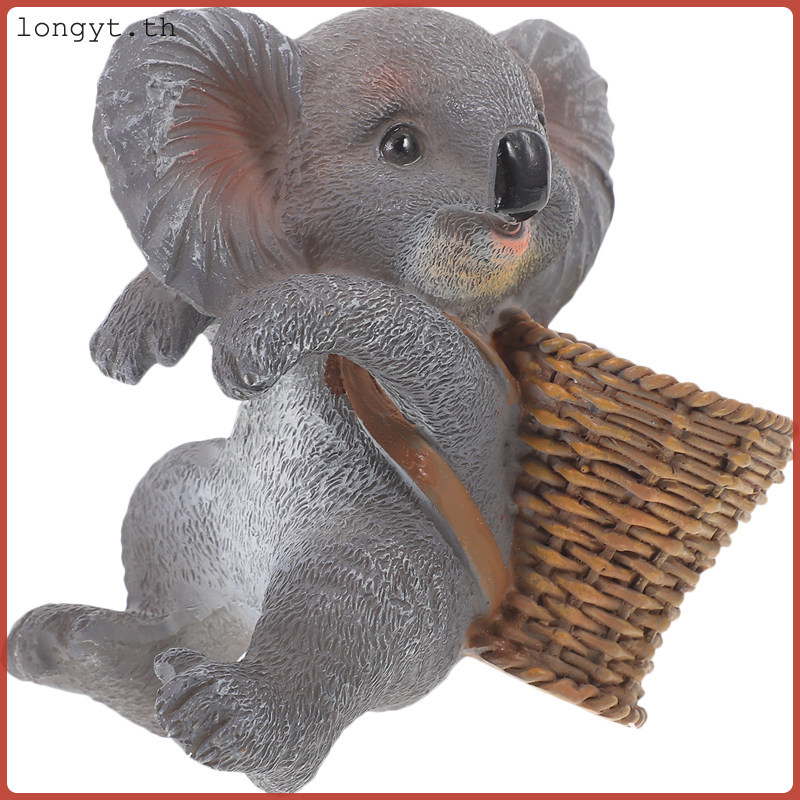 Trang trí Koala tinh tế Tượng Koala Nhựa Koala Trang trí Sân cung cấp longyt