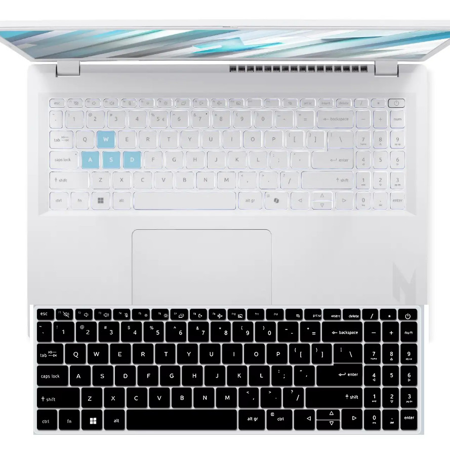 Vỏ bàn phím máy tính xách tay silicon Bảo vệ da cho Ace Swift Edge 16 (2024) Nitro Lite 16 NL16-71G-